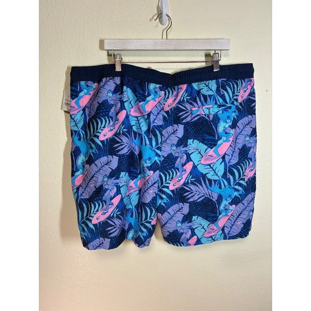 NWT Batman Board Shorts Swim Trunks Summer Beach Vacation Men's Size XXL